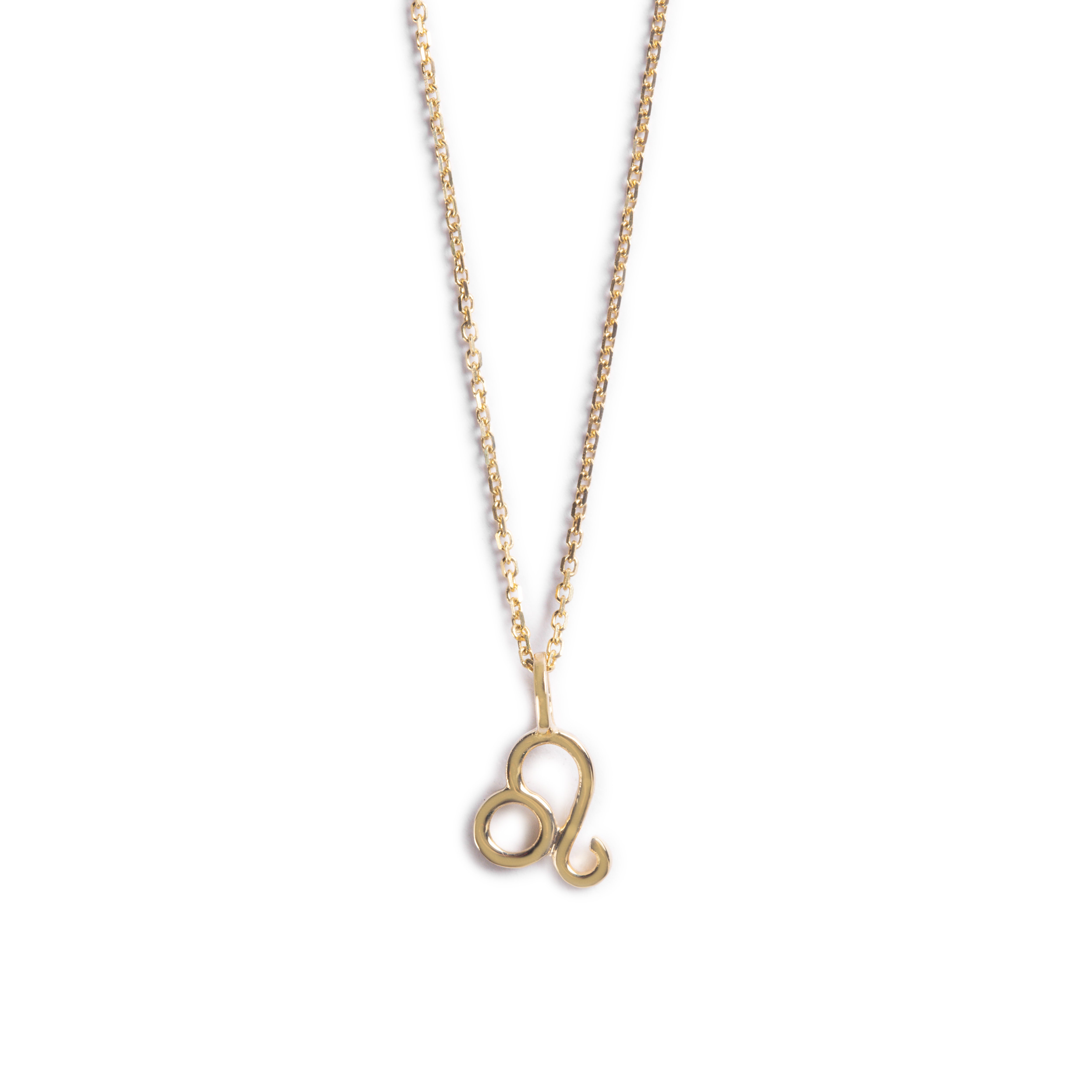Dije Zodiaco Leo en Oro Amarillo 14K