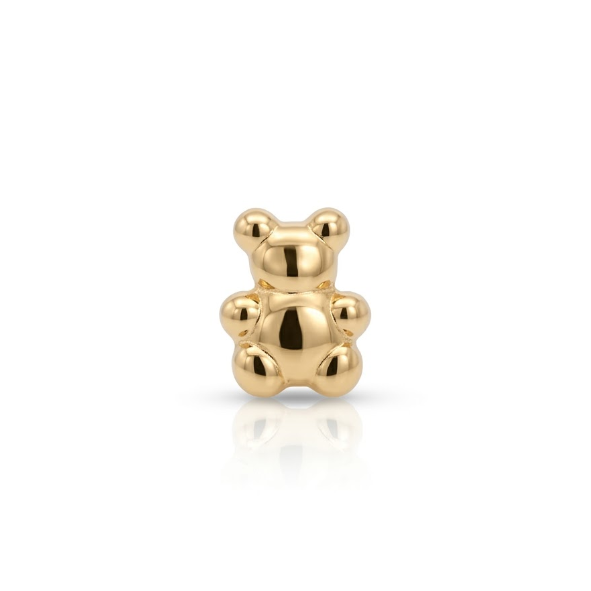 Piercing de Osito en Oro Amarillo 14K