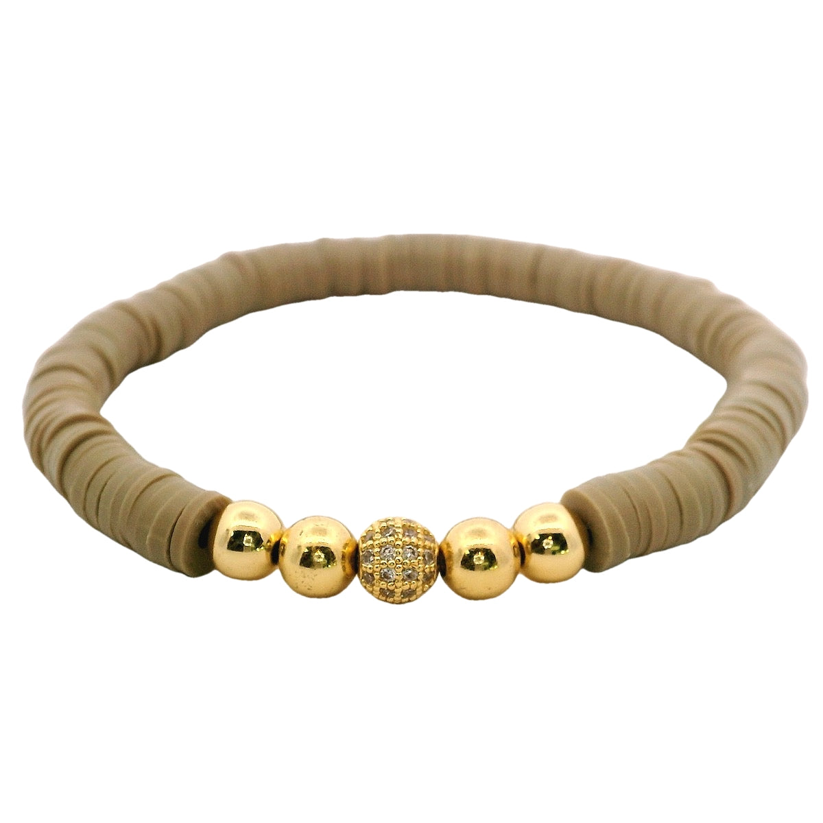 Pulsera de Caucho con Dijes de Plata 925