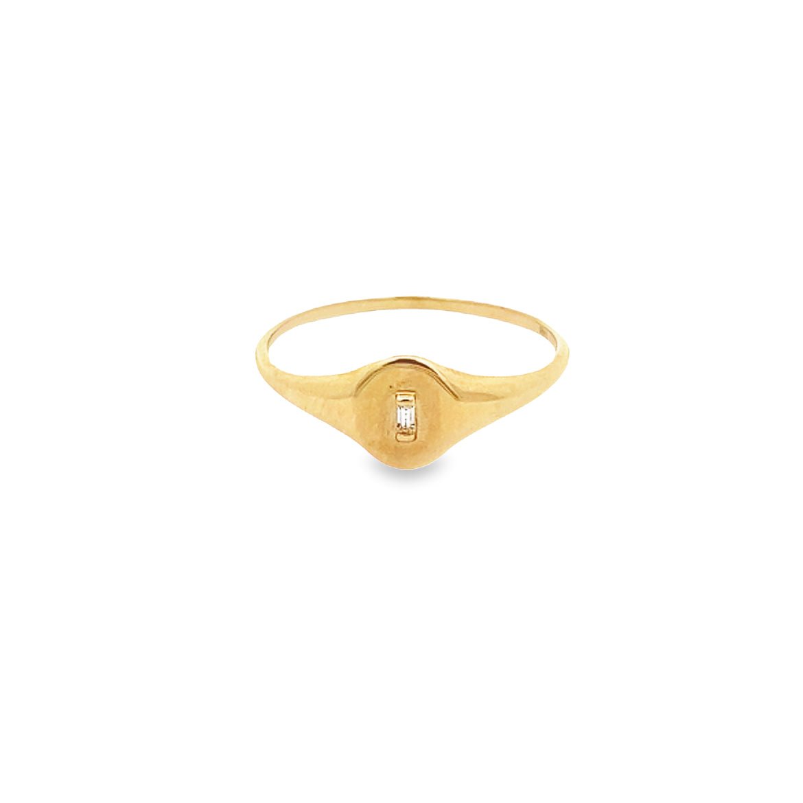 ANILLO DE ORO AMARILLO DE 14KT TOPACIO - C'SANTOS