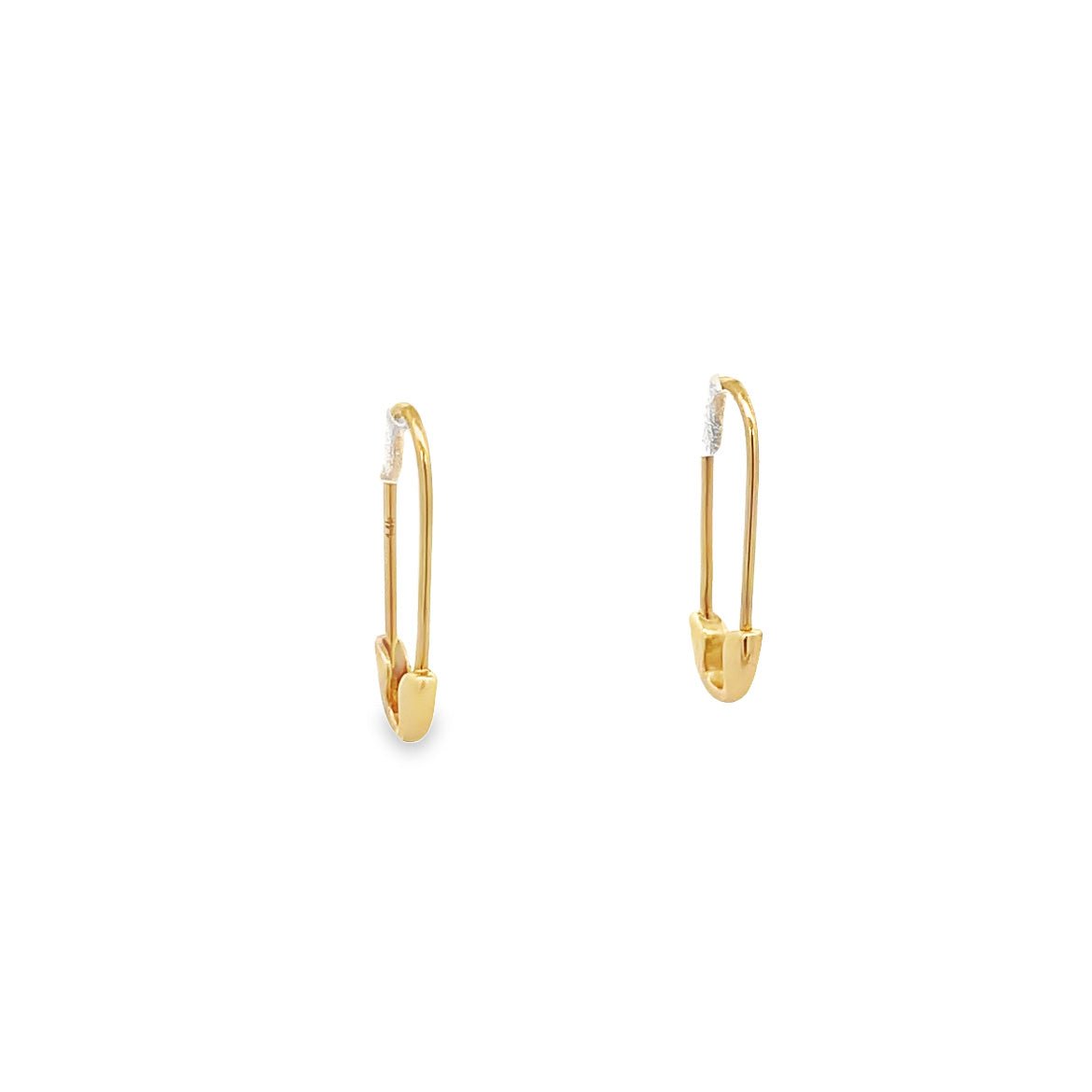 ARETES DE ORO AMARILLO 14K DE GANCHO - C'SANTOS