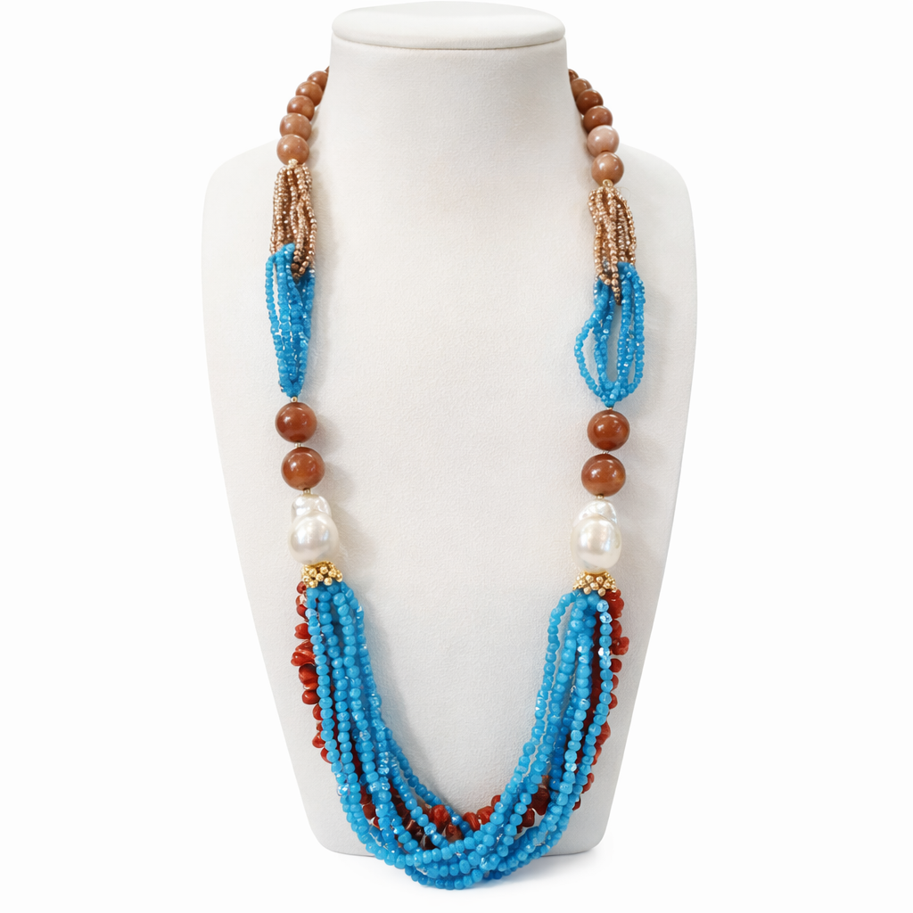 925YG CALLO ZIRNI PEARL NECKLACE