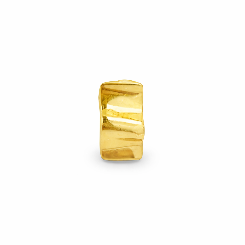 PIERCING LISOS EN ORO AMARILLO DE 14K