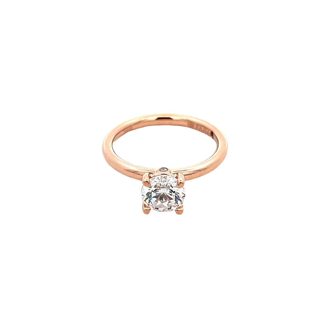D0.02CT 14KR MONTURA SOLITARIO T6.5 DC 1.00CT RD - C'SANTOS