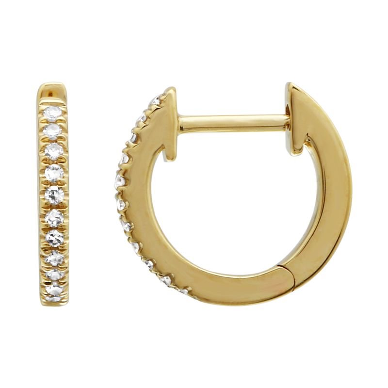 D0.05CT 14KY SEMINFINITY HUGGIES - C'SANTOS