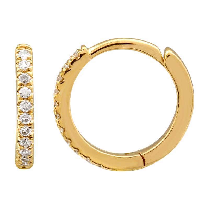 D0.06CT 14KY SEMINFINITY HUGGIES - C'SANTOS