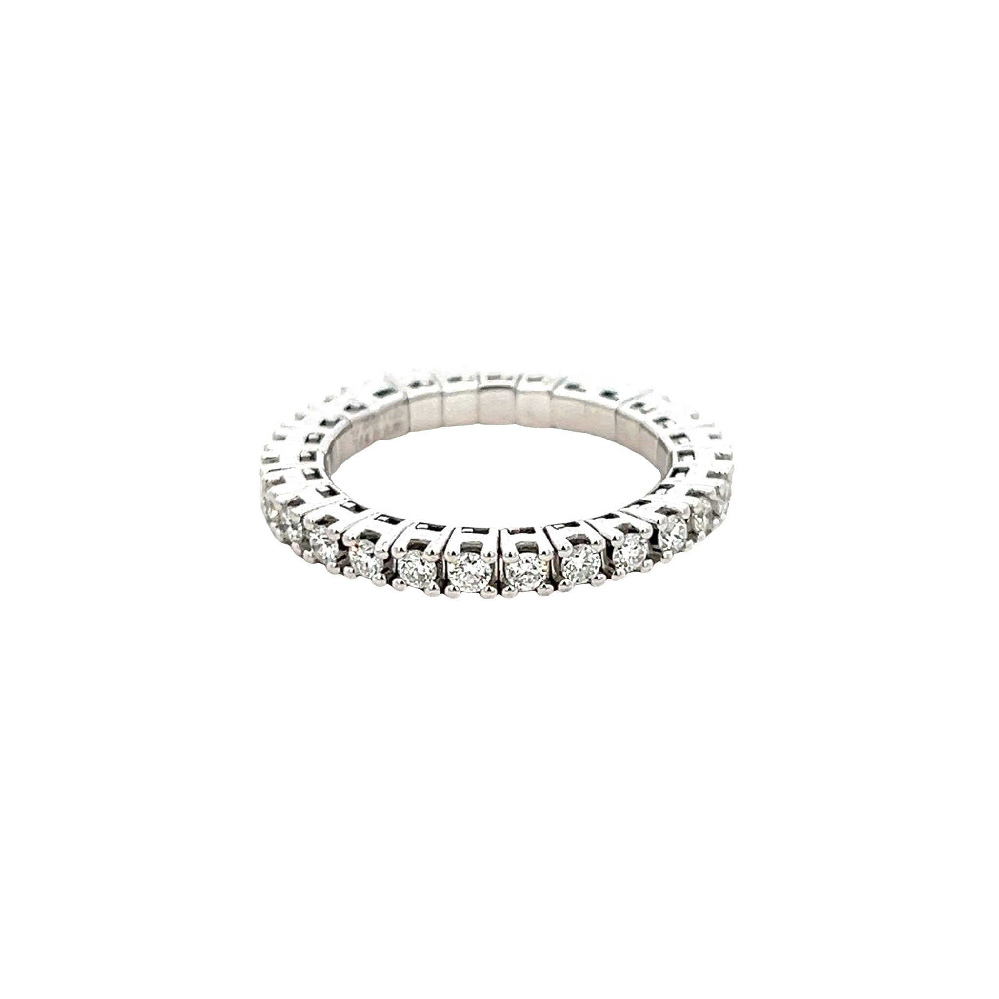 D0.80CT 14KW ETERNITY ADJUSTABLE RING T6.5 - C'SANTOS