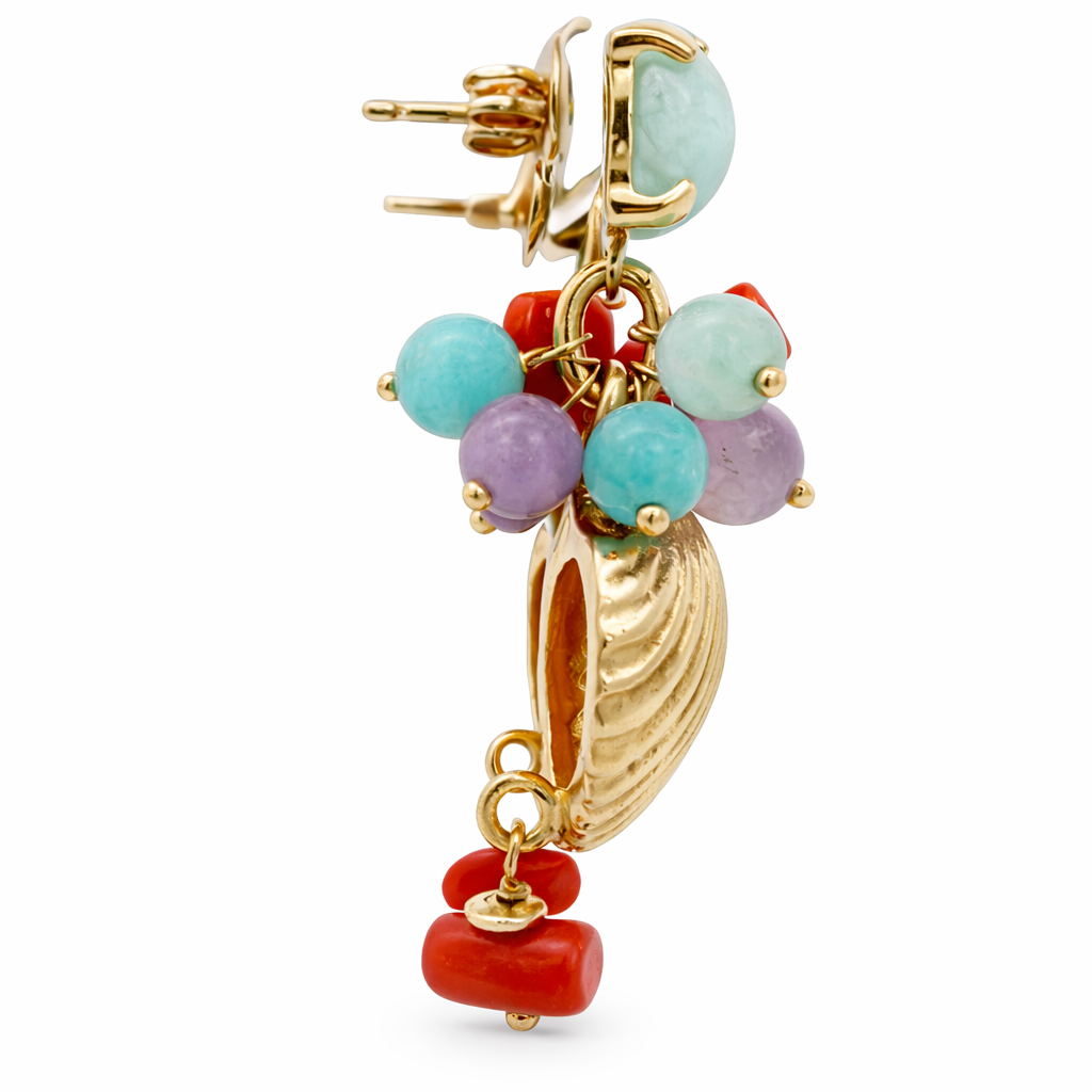 925YG AMAZZ CALLO GIADA ELEM EARRINGS