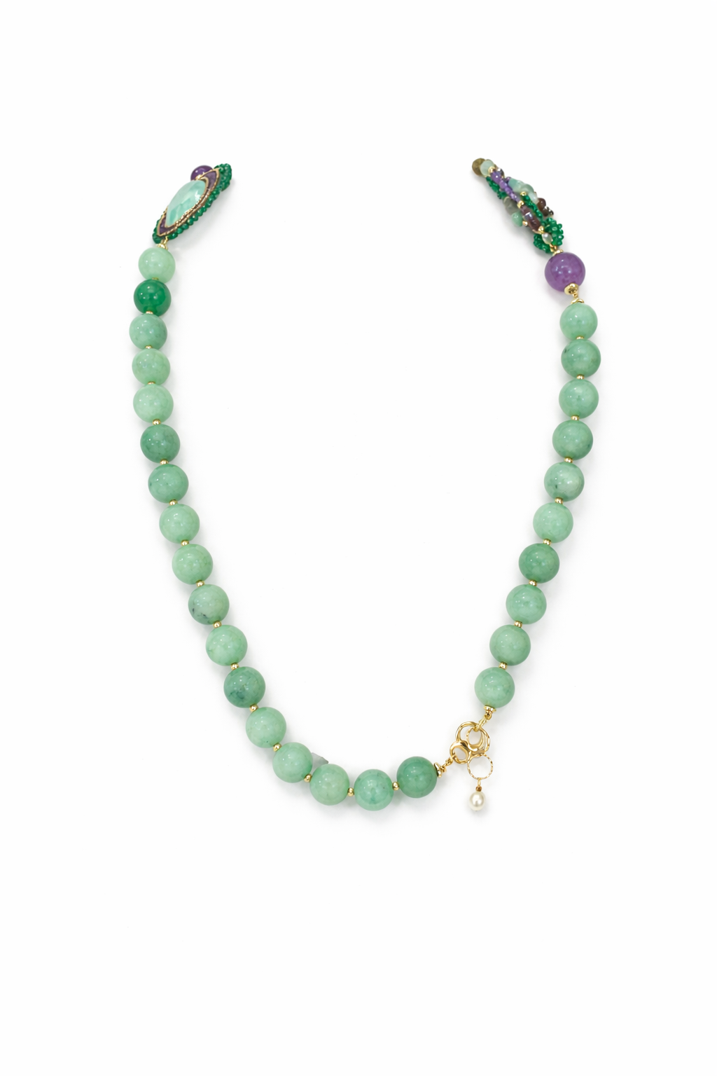 925YG ZIRNI AMETISTA NECKLACE