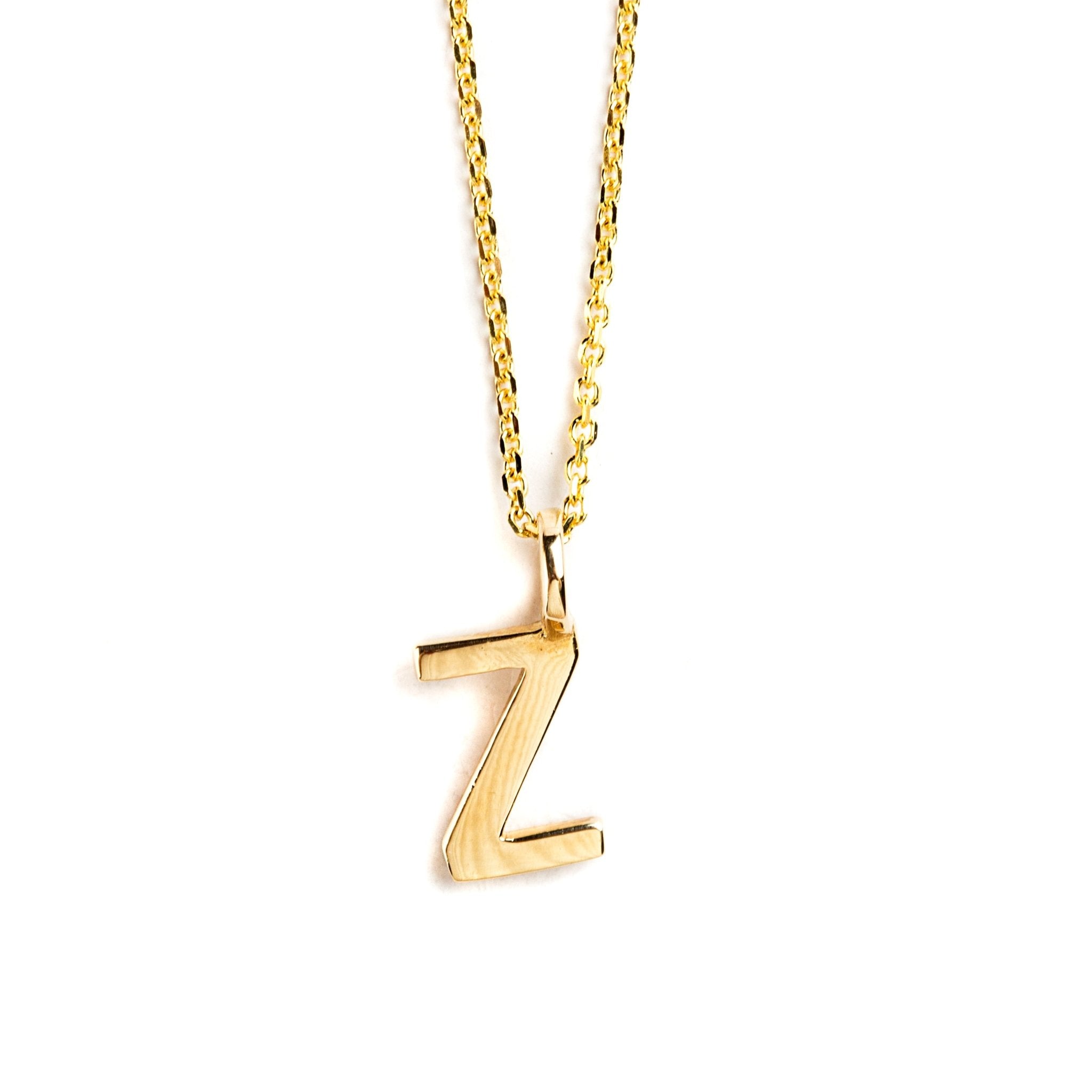 DIJE LETRA Z EN ORO AMARILLO DE 14K - C'SANTOS