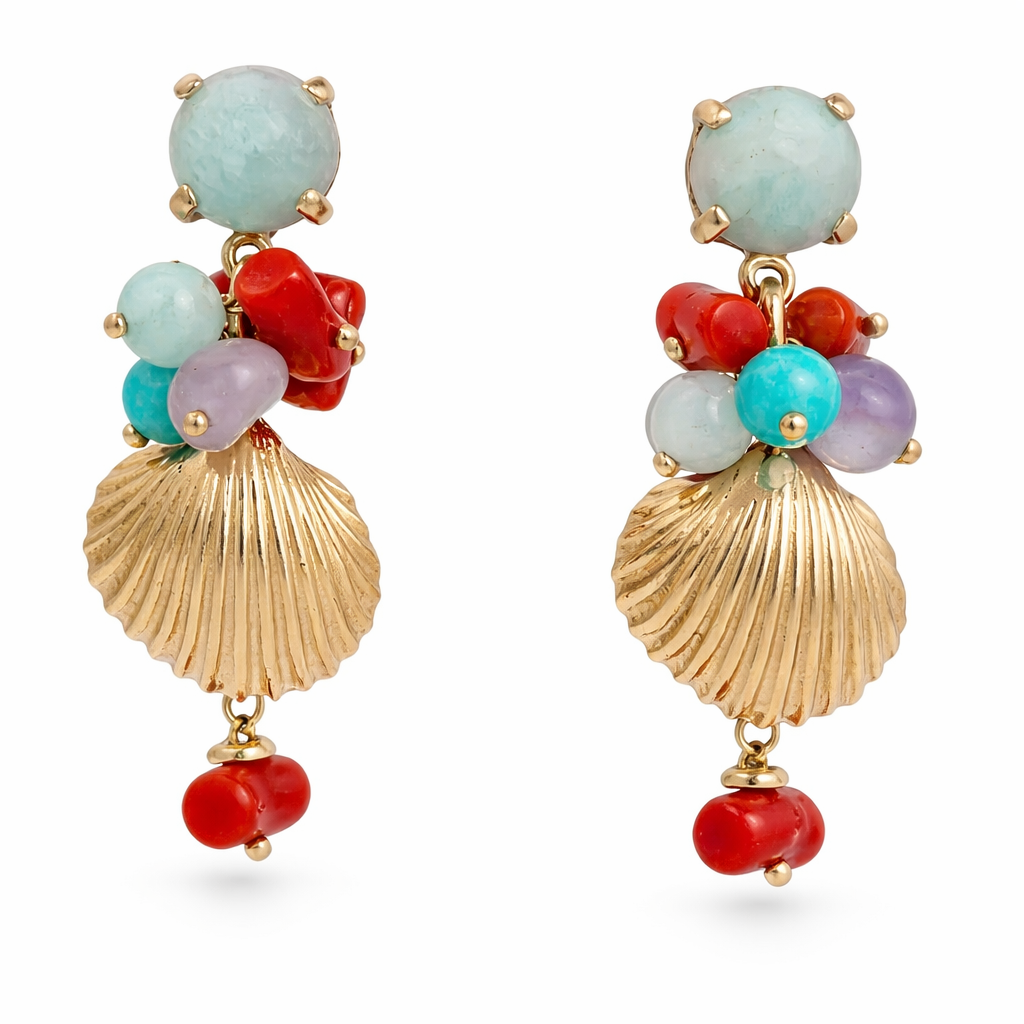 925YG AMAZZ CALLO GIADA ELEM EARRINGS