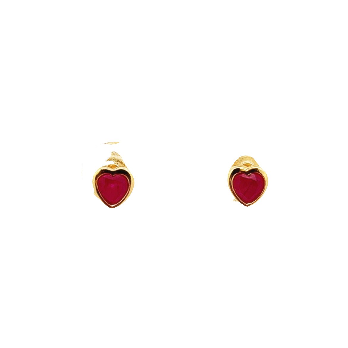 R0.76 14KY RUBY EARRING - C'SANTOS