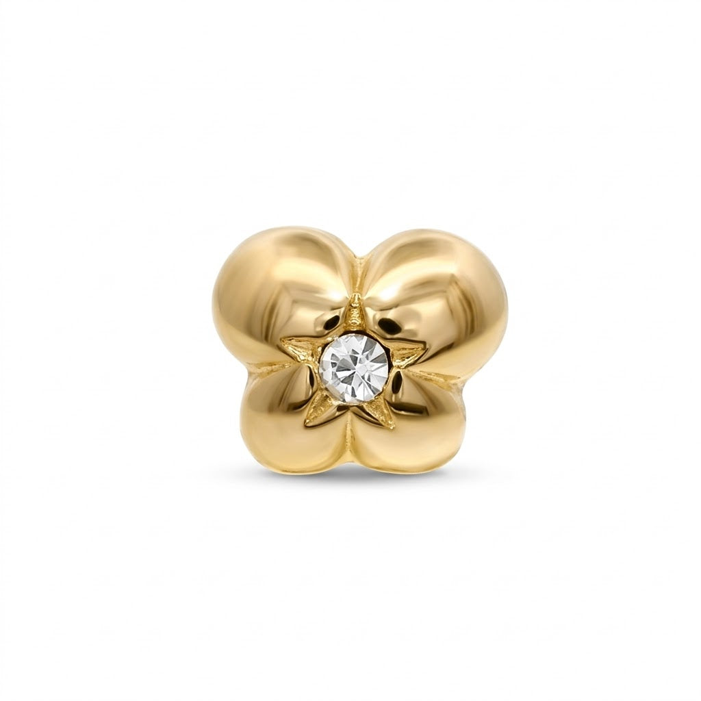 Piercing de Mariposa en Oro Amarillo 14K
